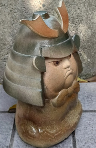 陶器人形、リトル将軍。a little SHOGUN